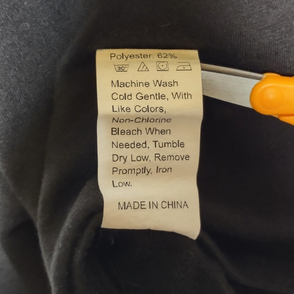 SHEIN Teen Crop Sweatshirt Sz 10-11 Black Fleece Zip Long Sleeve - Picture 6 of 13